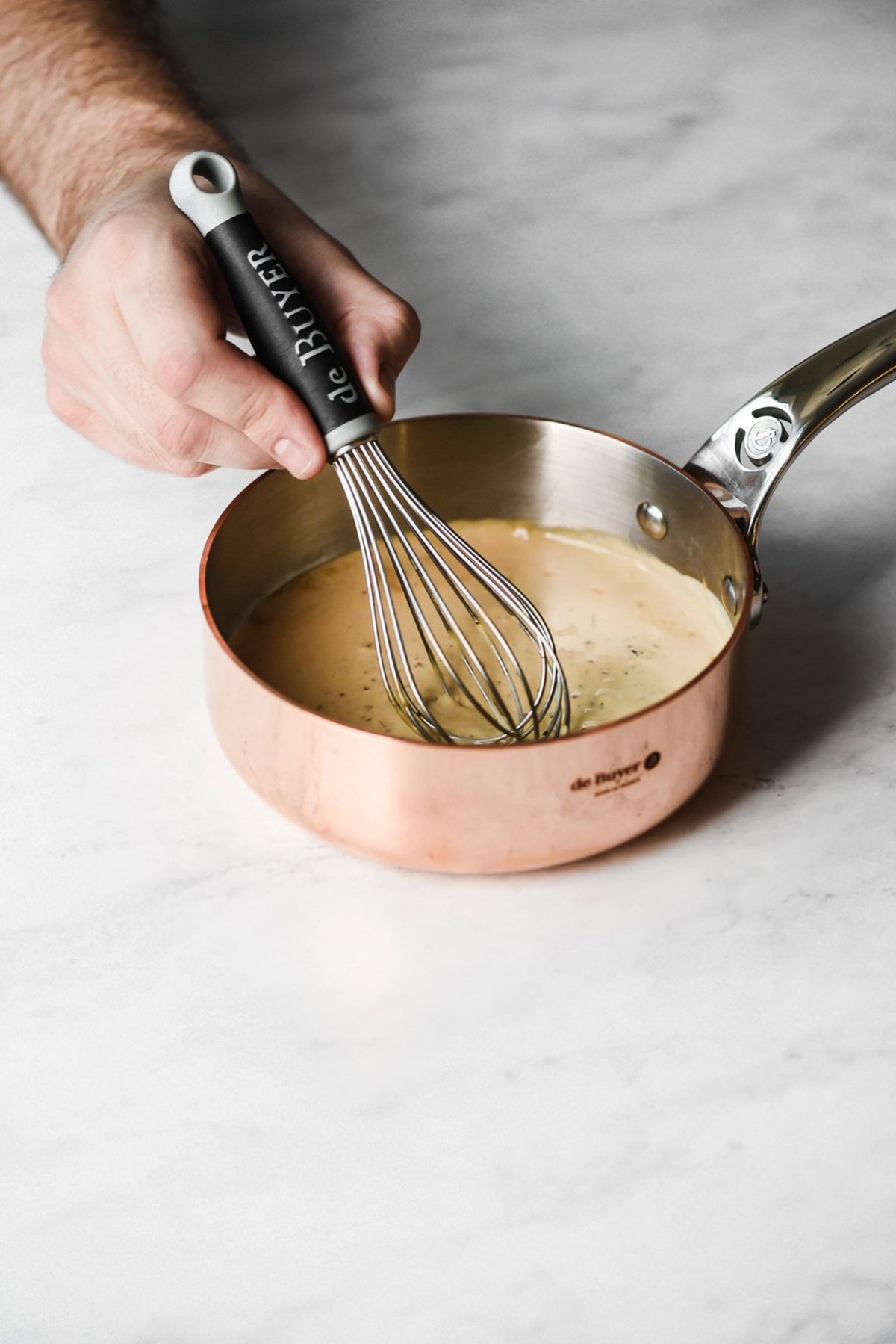 PRIMA MATERA Sauteuse gerade KupferEdelst. Ø20cm,Induktion in Kupfer präsentiert im Onlineshop von KAQTU Design AG. ist von de Buyer