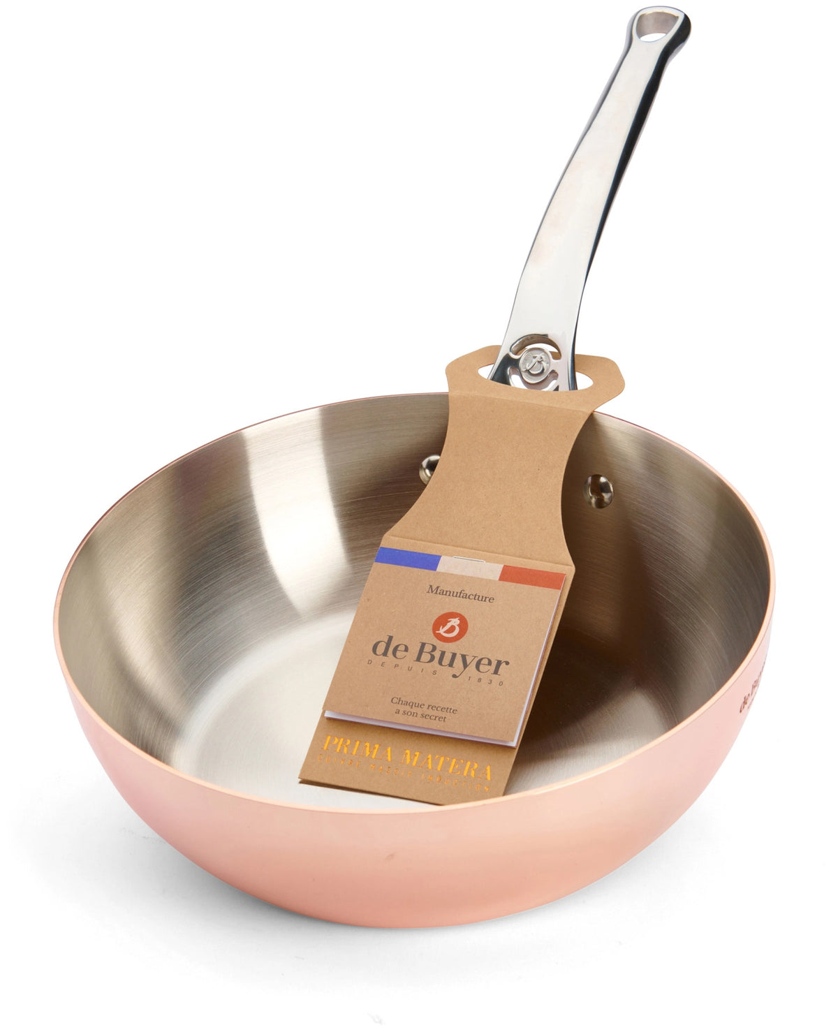 PRIMA MATERA Sauteuse konisch KupferEdelst. Ø24cm,Indukt. in Kupfer präsentiert im Onlineshop von KAQTU Design AG. ist von de Buyer