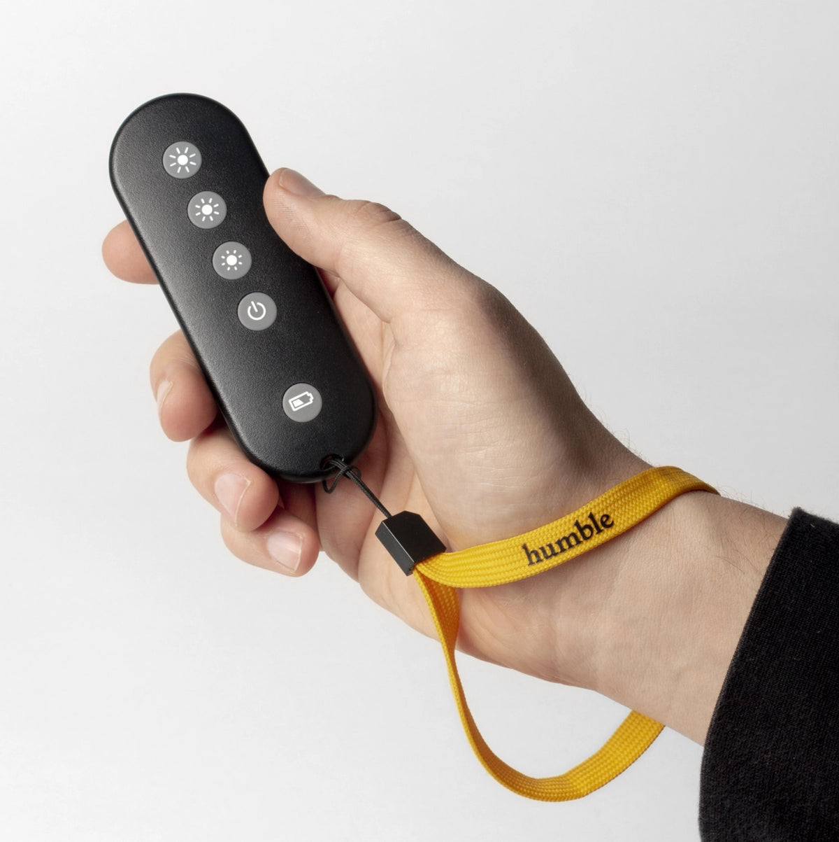 Schwarze Humble RF-Fernbedienung aus Kunststoff, Leuchtenzubehör von Humble Light