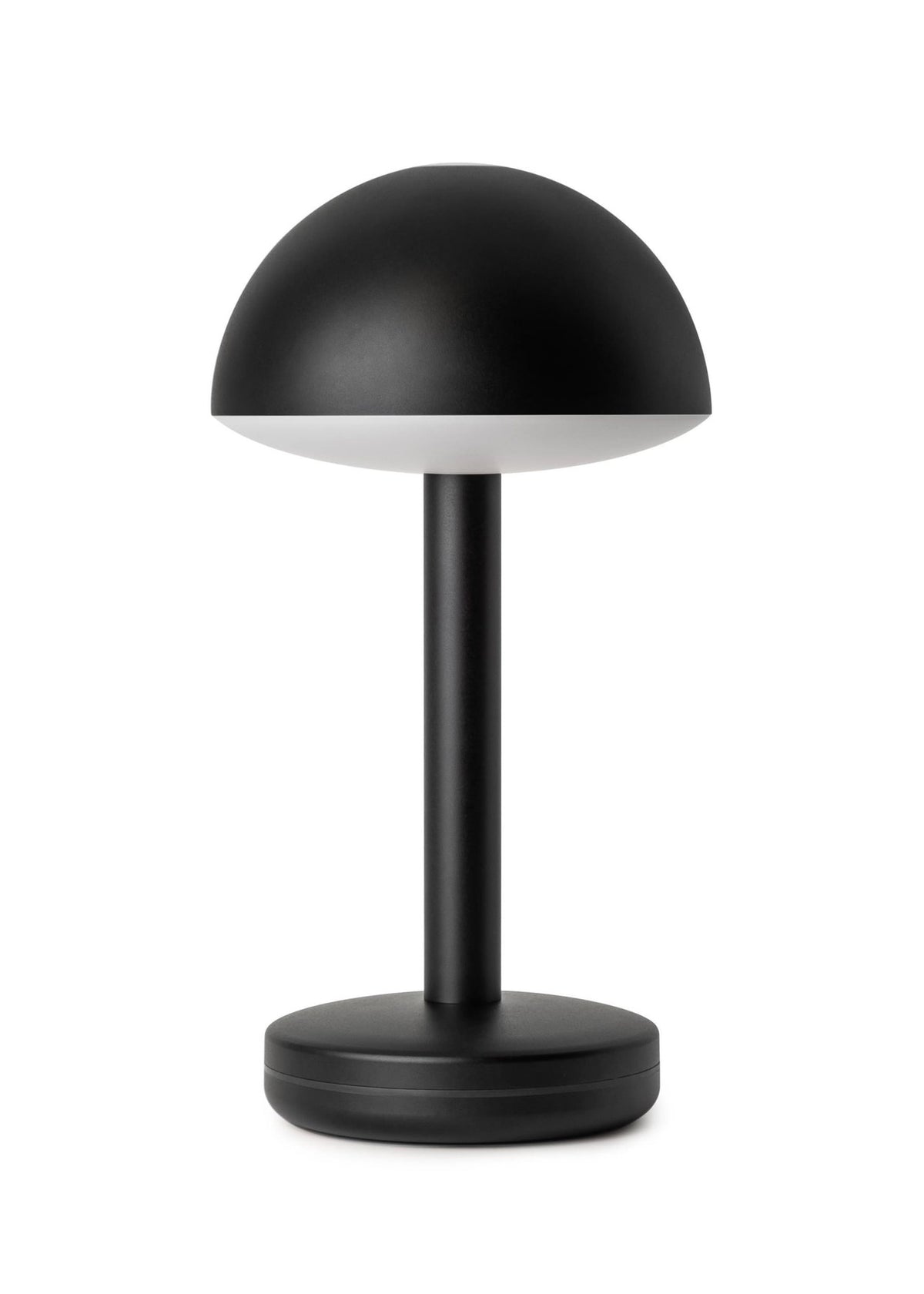 Tischleuchte Humble Light Bug black in Schwarz, gefertigt aus mehreren Materialien