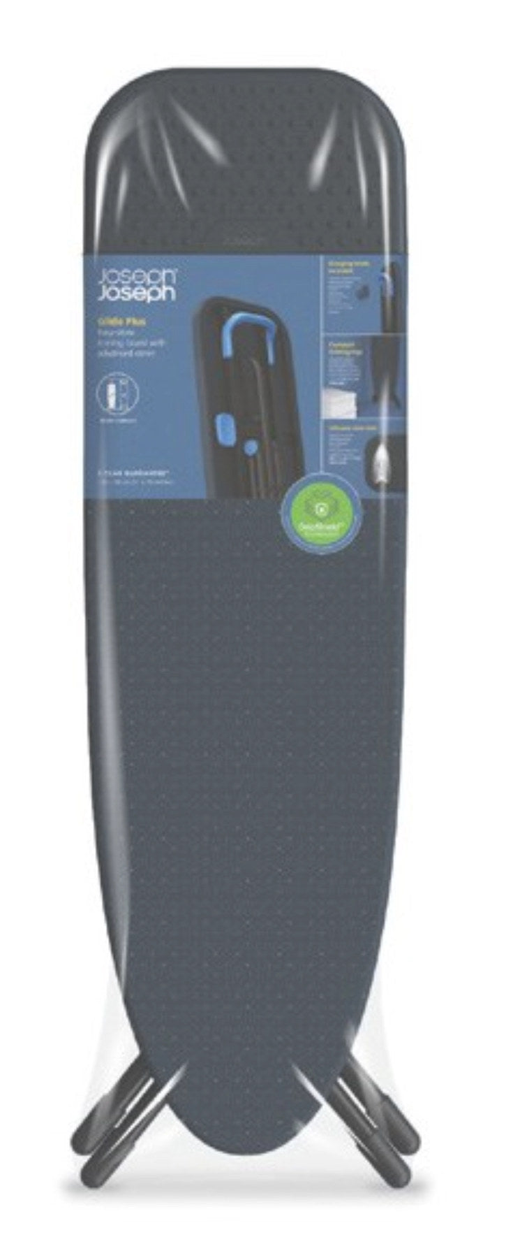 Glide Plus Easy-Store Bügelbrett in Blau präsentiert im Onlineshop von KAQTU Design AG. Kleiderbügler ist von Joseph Joseph