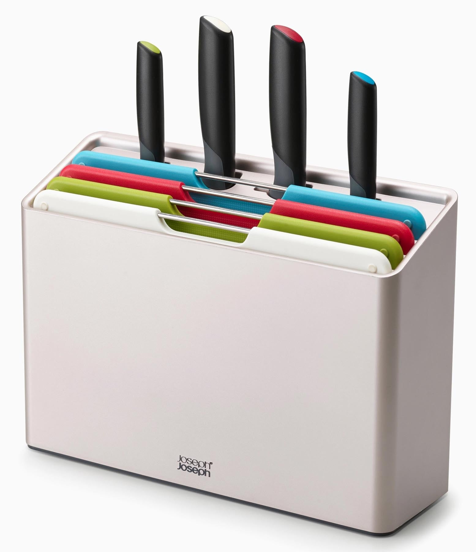 Folio Plus Messer + Schneidebrett Set 8tlg. Multicolour in Mehrfarbig präsentiert im Onlineshop von KAQTU Design AG. Schneidbrett ist von Joseph Joseph