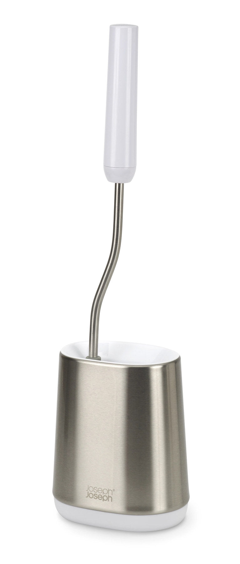 Flex Lite Edelstahl-WC-Bürste in Silber präsentiert im Onlineshop von KAQTU Design AG. Toilettenartikel ist von Joseph Joseph