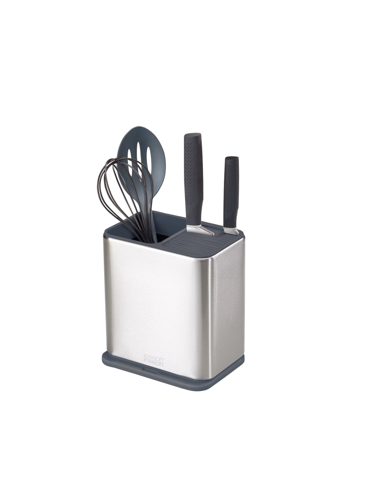 Surface Utensilienhalter, 18x20x13cm in Silber präsentiert im Onlineshop von KAQTU Design AG. Abwasch ist von Joseph Joseph