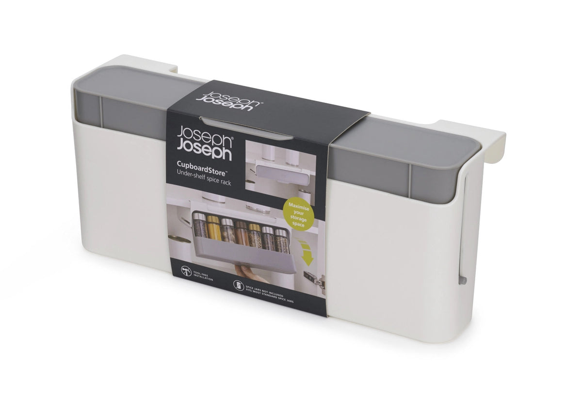 CupboardStore, unter Tablar für Gewürze in Silber präsentiert im Onlineshop von KAQTU Design AG. Aufbewahrungsbehälter ist von Joseph Joseph