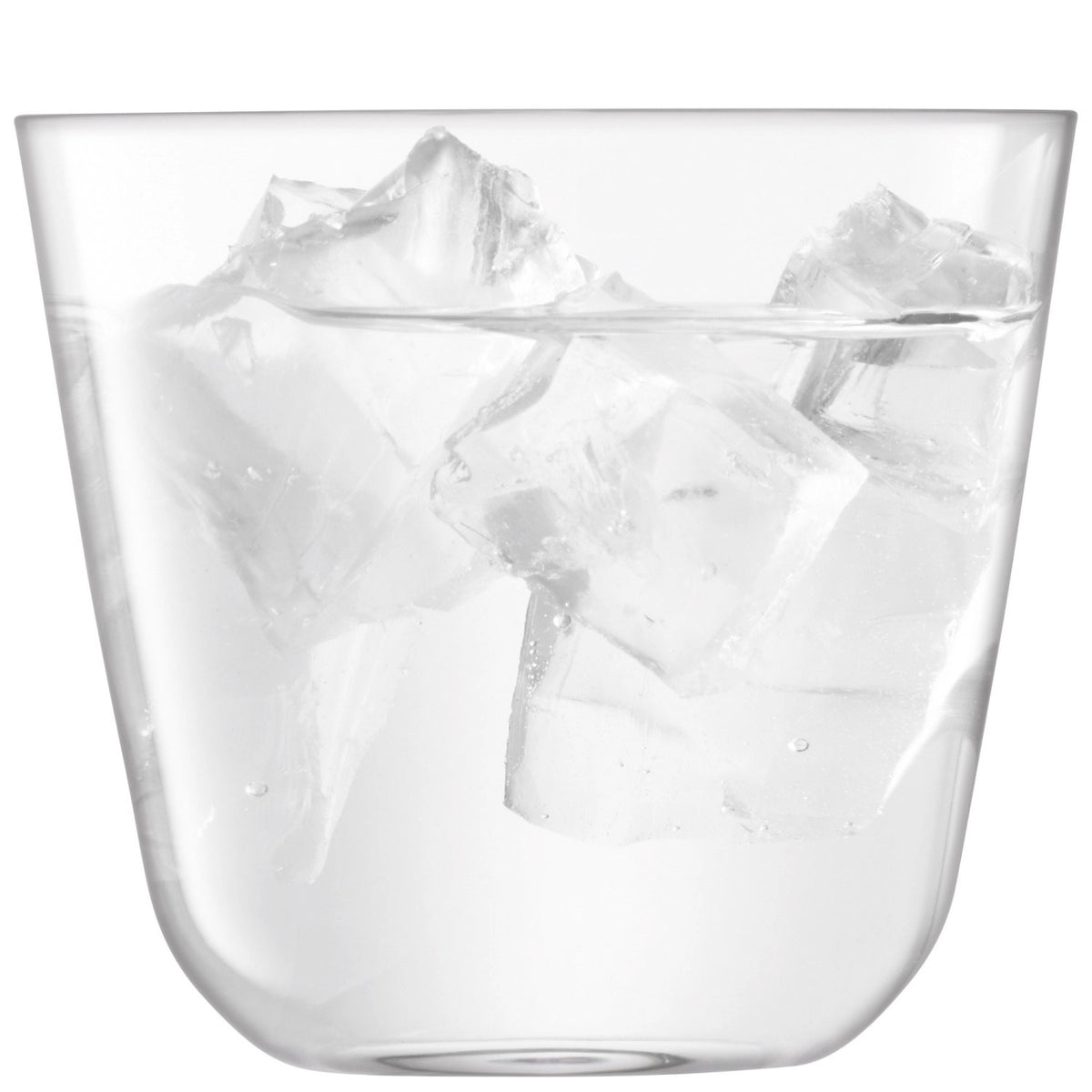 4er Set Arc Becher 260ml von LSA aus transparentem Glas mit abgerundetem Boden und leicht verjüngtem Profil, Durchmesser 8.5 cm, Höhe 7.5 cm
