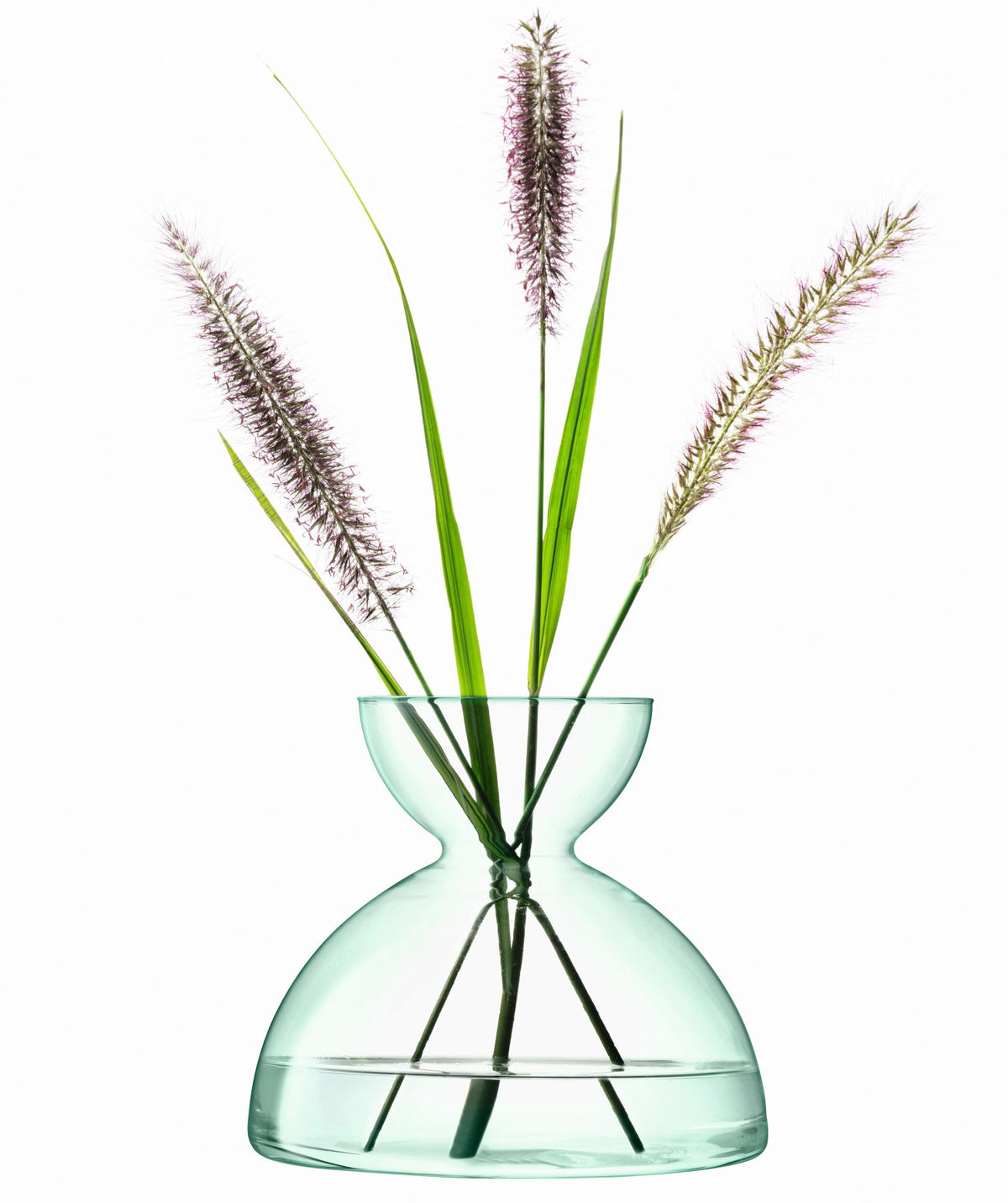 Canopy Vase H9.5cm - recy. Optik in Transparent präsentiert im Onlineshop von KAQTU Design AG. Vase ist von LSA
