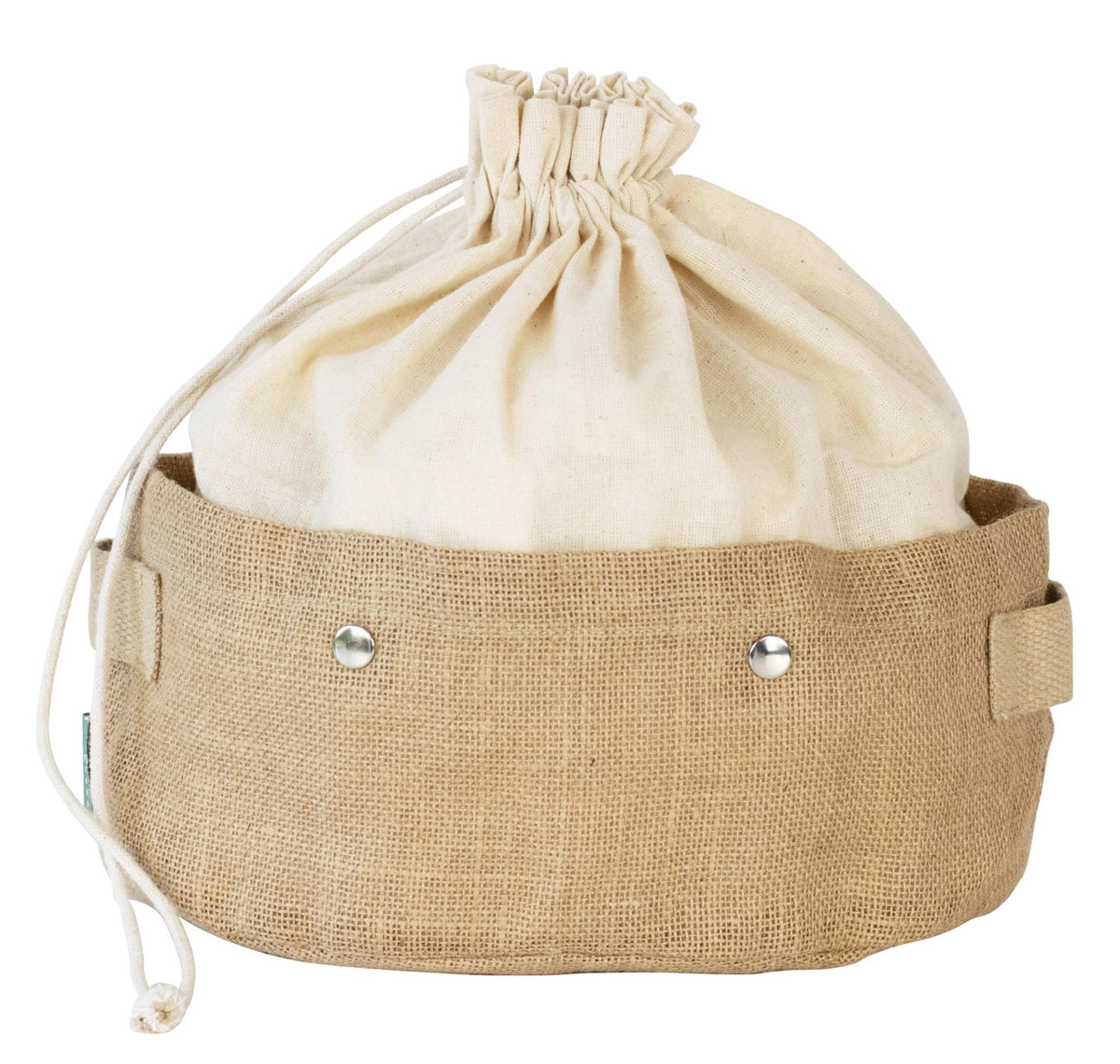 Pebbly Aufbewahrungstasche mit abnehmbarem Sack, natural M in Beige präsentiert im Onlineshop von KAQTU Design AG. Küchenhelfer ist von Pebbly