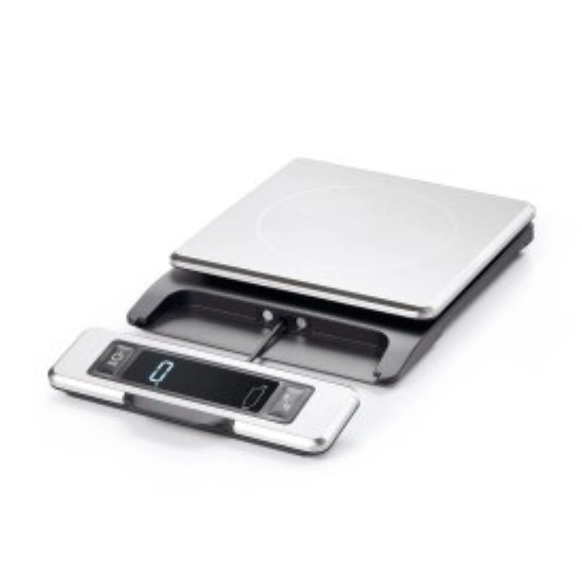 GG Haushaltswaage Edelstahl 5kg ausziehbar weiss in Silber präsentiert im Onlineshop von KAQTU Design AG. Waage ist von OXO
