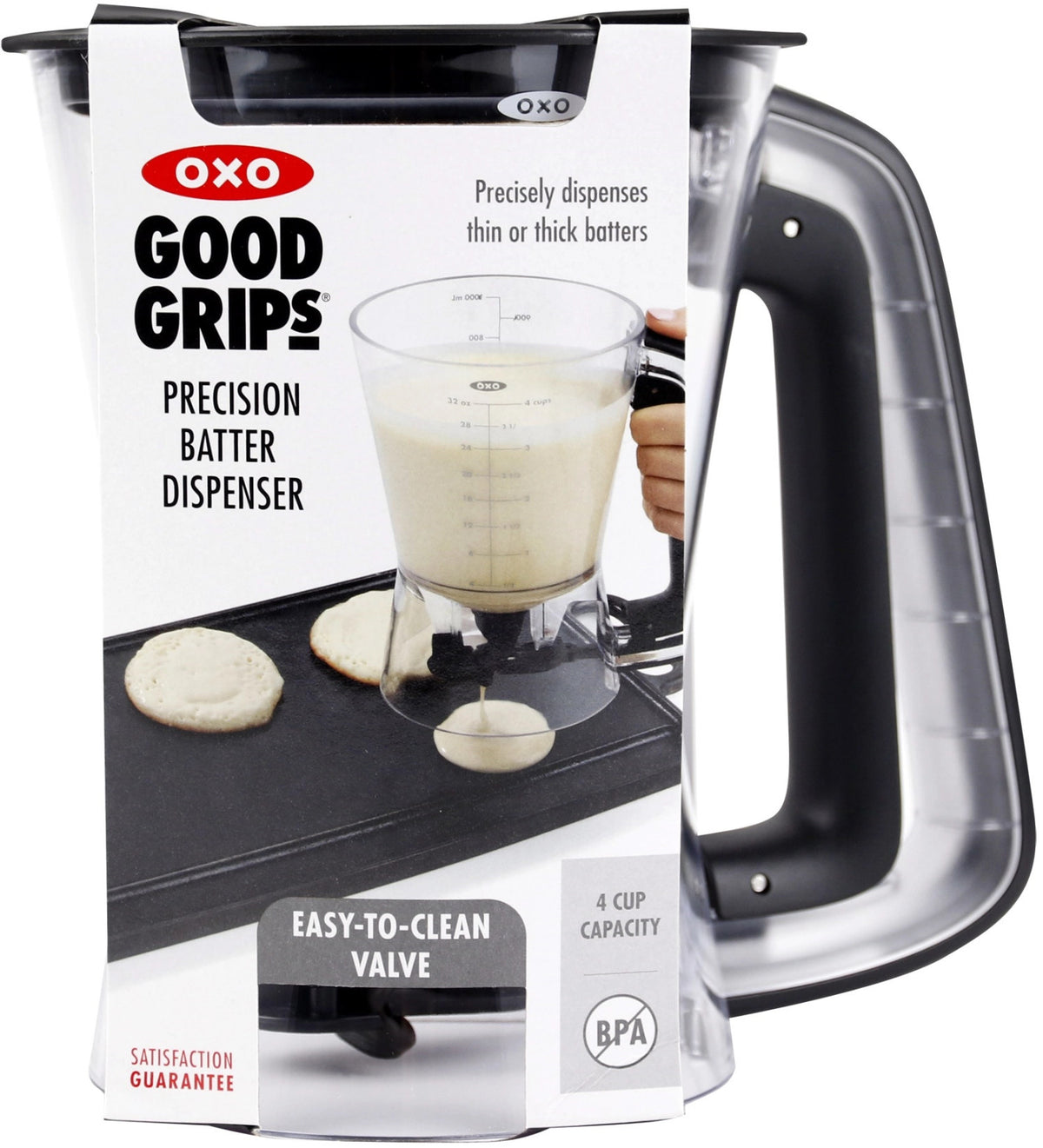 Good Grips Präzisions Teigspender in Schwarz präsentiert im Onlineshop von KAQTU Design AG. Küchenhelfer ist von OXO