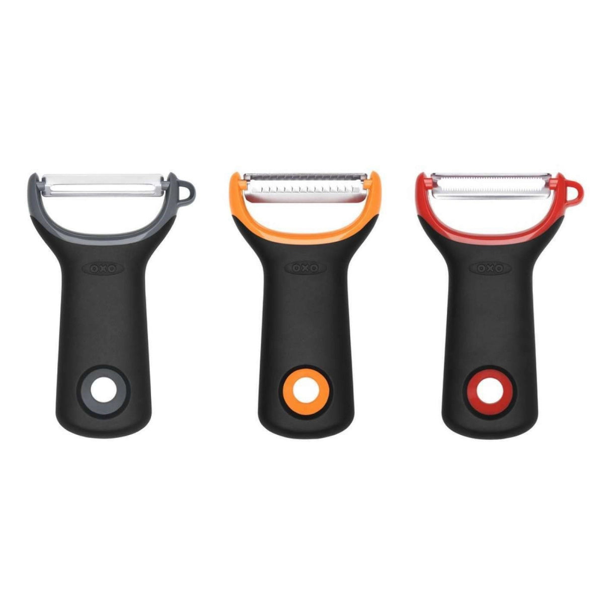 3er Set Good Grips Präzision Y Schäler in Schwarz präsentiert im Onlineshop von KAQTU Design AG. Küchenhelfer ist von OXO