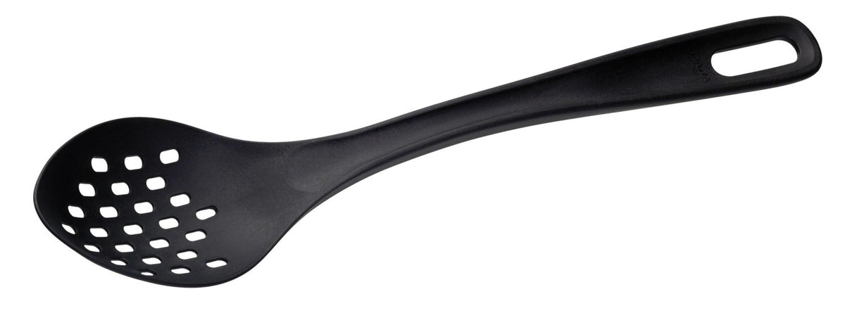 Perforierter Löffel 35cm Nylon in Schwarz präsentiert im Onlineshop von KAQTU Design AG. Küchenhelfer ist von Piazza