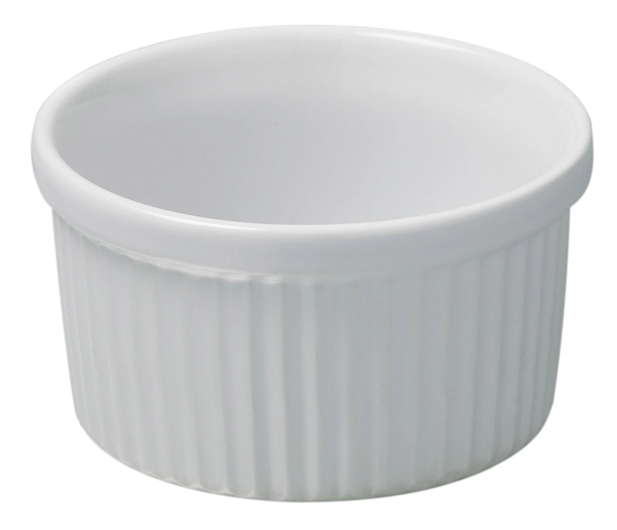 Souffléform klein, Ø 8 cm, weiss in Weiss präsentiert im Onlineshop von KAQTU Design AG. Schale ist von Revol