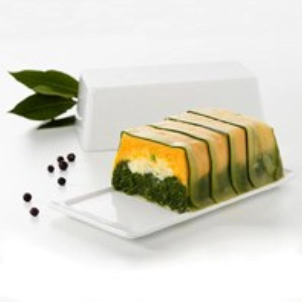 Terrine mit Deckel/Tablett, 24x11x7 cm, weiss in Weiss präsentiert im Onlineshop von KAQTU Design AG. Schale ist von Revol
