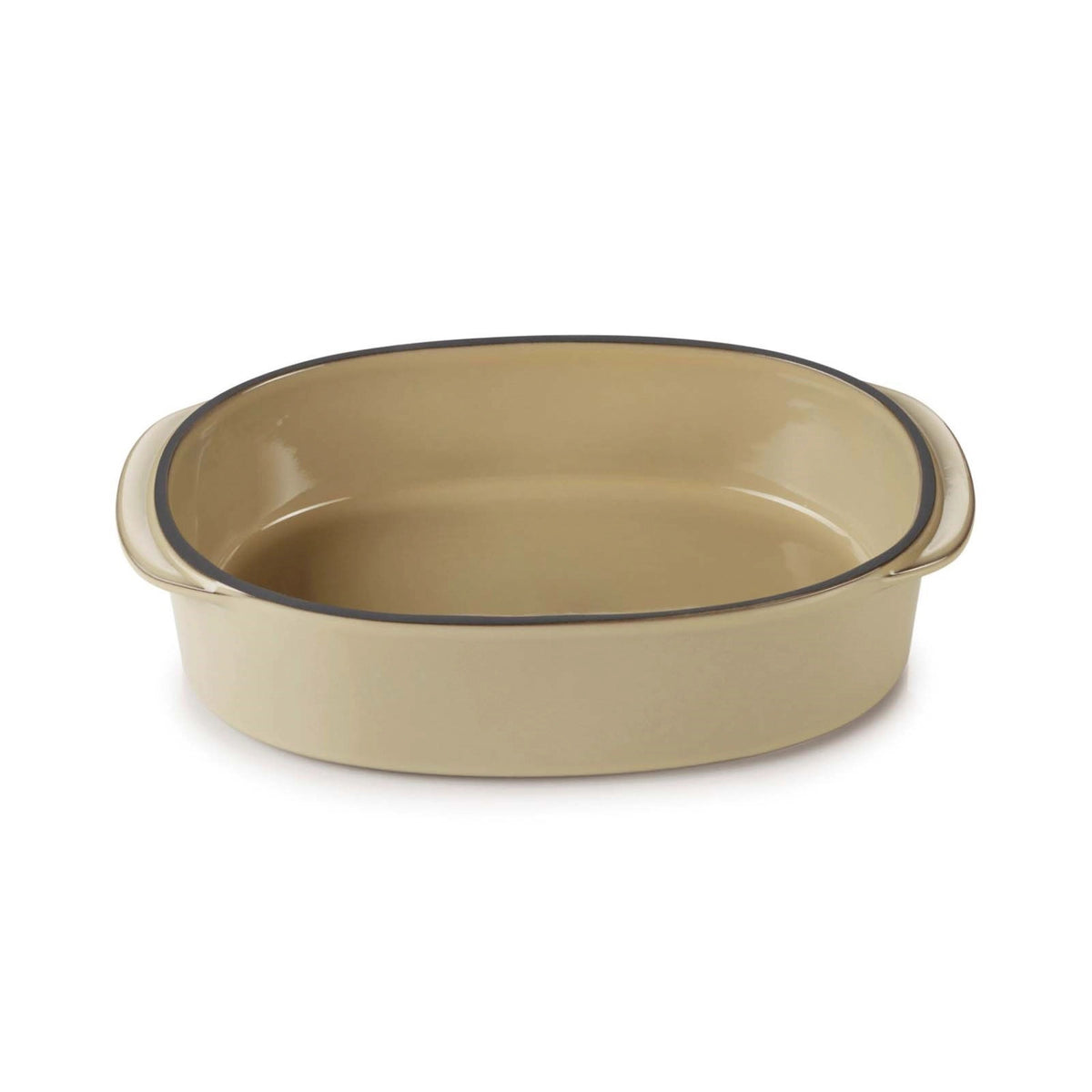 Caractere Rechteckige Platte19X13cm Muskatnuss in Beige präsentiert im Onlineshop von KAQTU Design AG. Platte ist von Revol