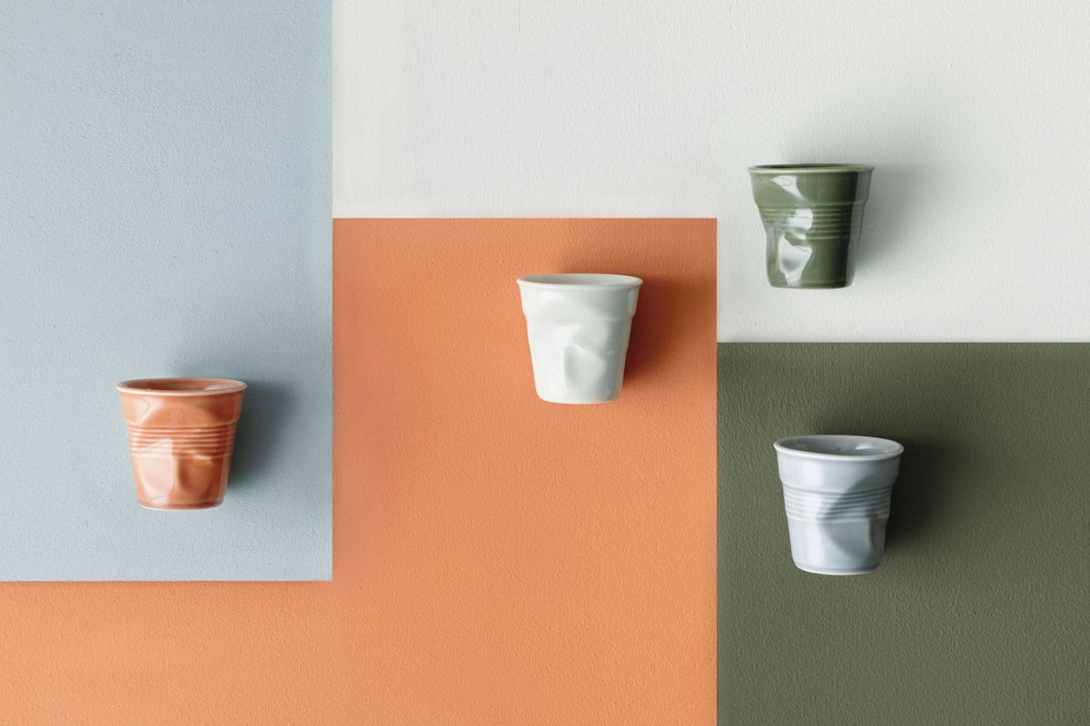 Espresso Knitterbecher 8 cl in Weiss präsentiert im Onlineshop von KAQTU Design AG. Espressotassen ist von Revol