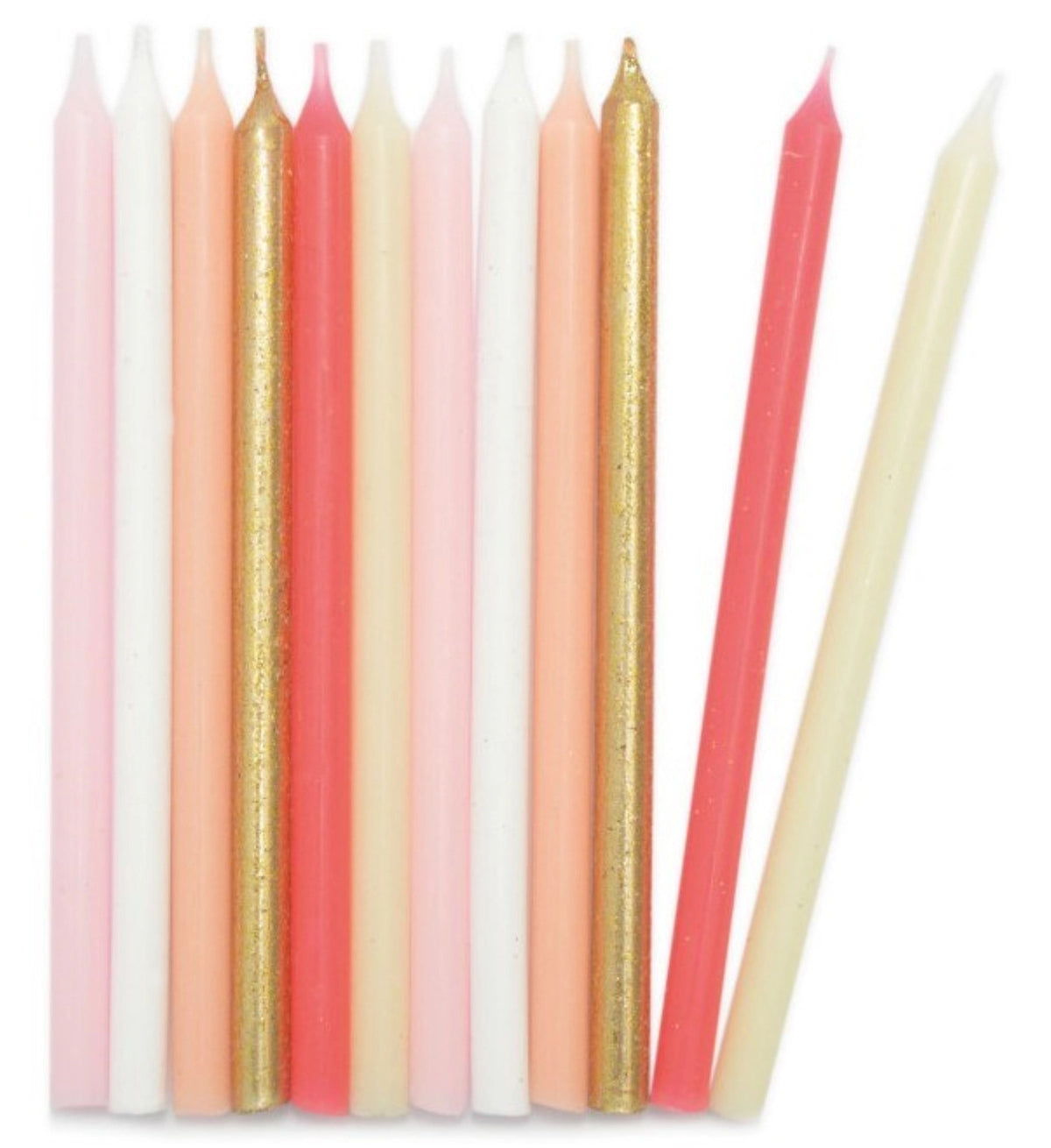 12er Set Kerzen lang in Pink präsentiert im Onlineshop von KAQTU Design AG. Kerzen ist von Scrap Cooking