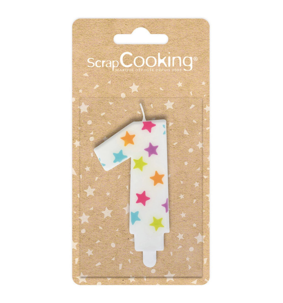 Kerze Nummer 1 in Mehrfarbig präsentiert im Onlineshop von KAQTU Design AG. Kerzen ist von Scrap Cooking
