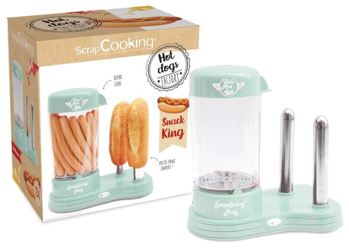 Hot Dog Maschine in Grün präsentiert im Onlineshop von KAQTU Design AG. Küchengerät ist von Scrap Cooking