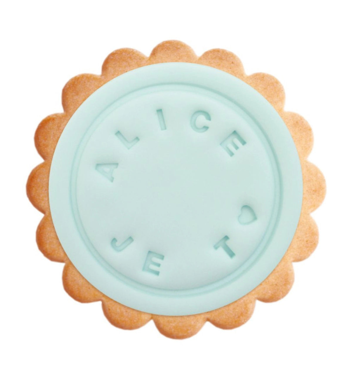 Message Stempel in Braun präsentiert im Onlineshop von KAQTU Design AG. Backutensilien ist von Scrap Cooking