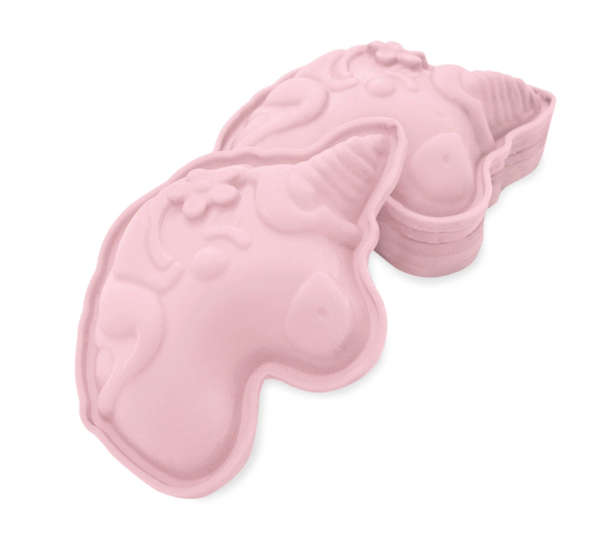 6 Einzelne Silikonformen Einhorn in Pink präsentiert im Onlineshop von KAQTU Design AG. Backform / Backblech ist von Scrap Cooking