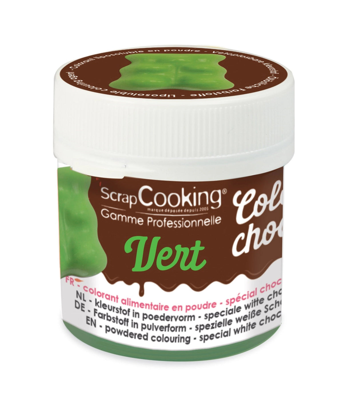 Farbpulver Choco grün in Grün präsentiert im Onlineshop von KAQTU Design AG. Zutaten ist von Scrap Cooking