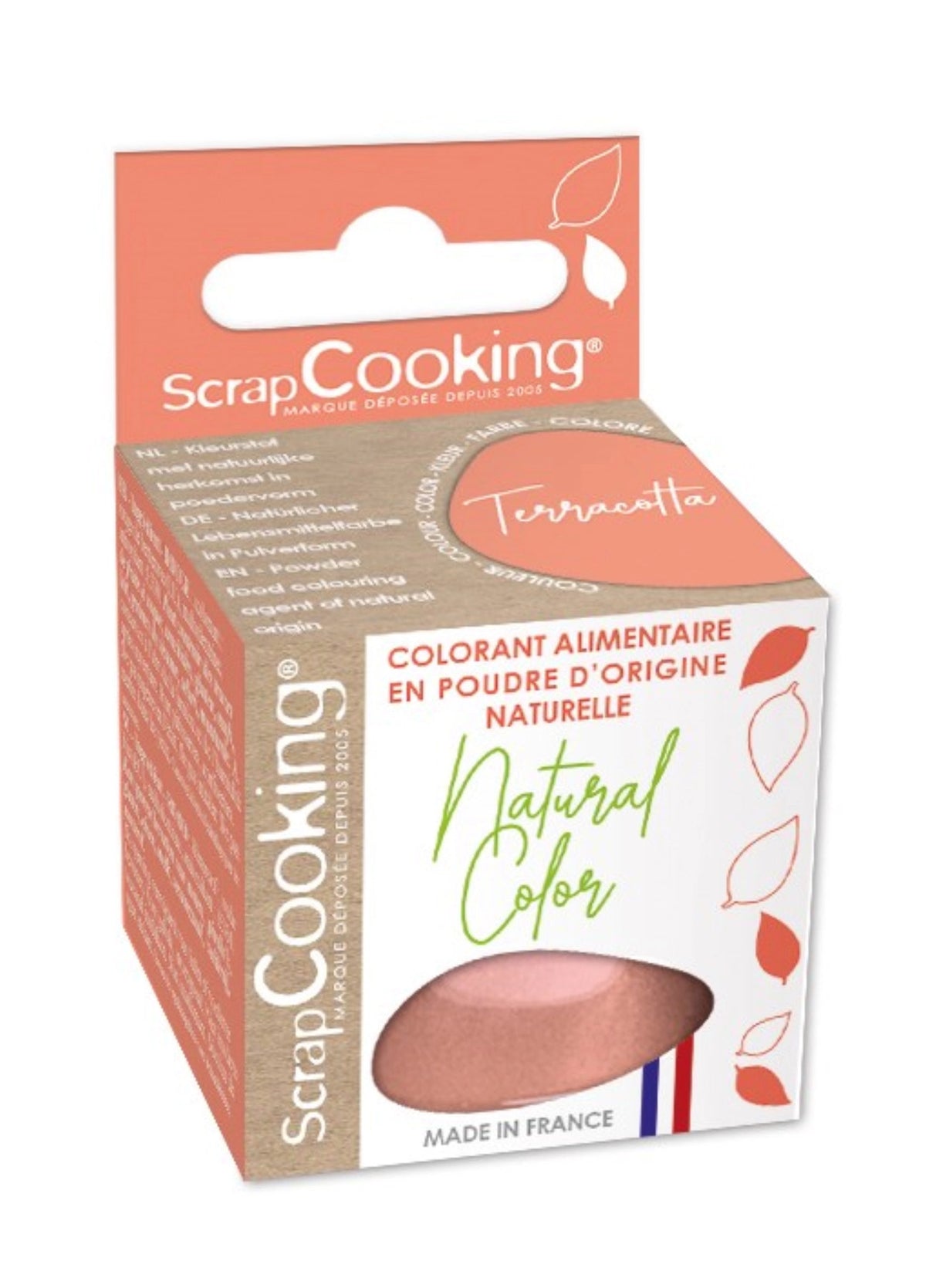 Natürlicher Farbstoff Terracotta, 10g in Braun präsentiert im Onlineshop von KAQTU Design AG. Zutaten ist von Scrap Cooking