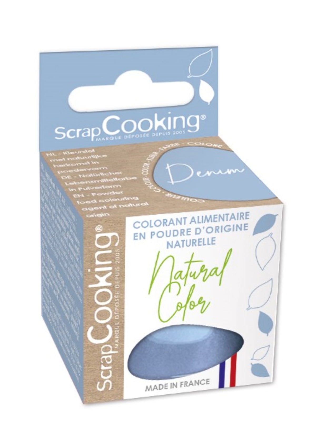 Natürlicher Farbstoff Denim-blau, 10g in Blau präsentiert im Onlineshop von KAQTU Design AG. Zutaten ist von Scrap Cooking