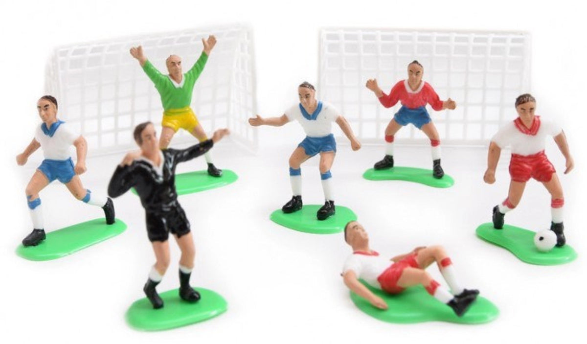 9 Stk. Deko Fussballfiguren in Mehrfarbig präsentiert im Onlineshop von KAQTU Design AG. Küchenhelfer ist von Scrap Cooking