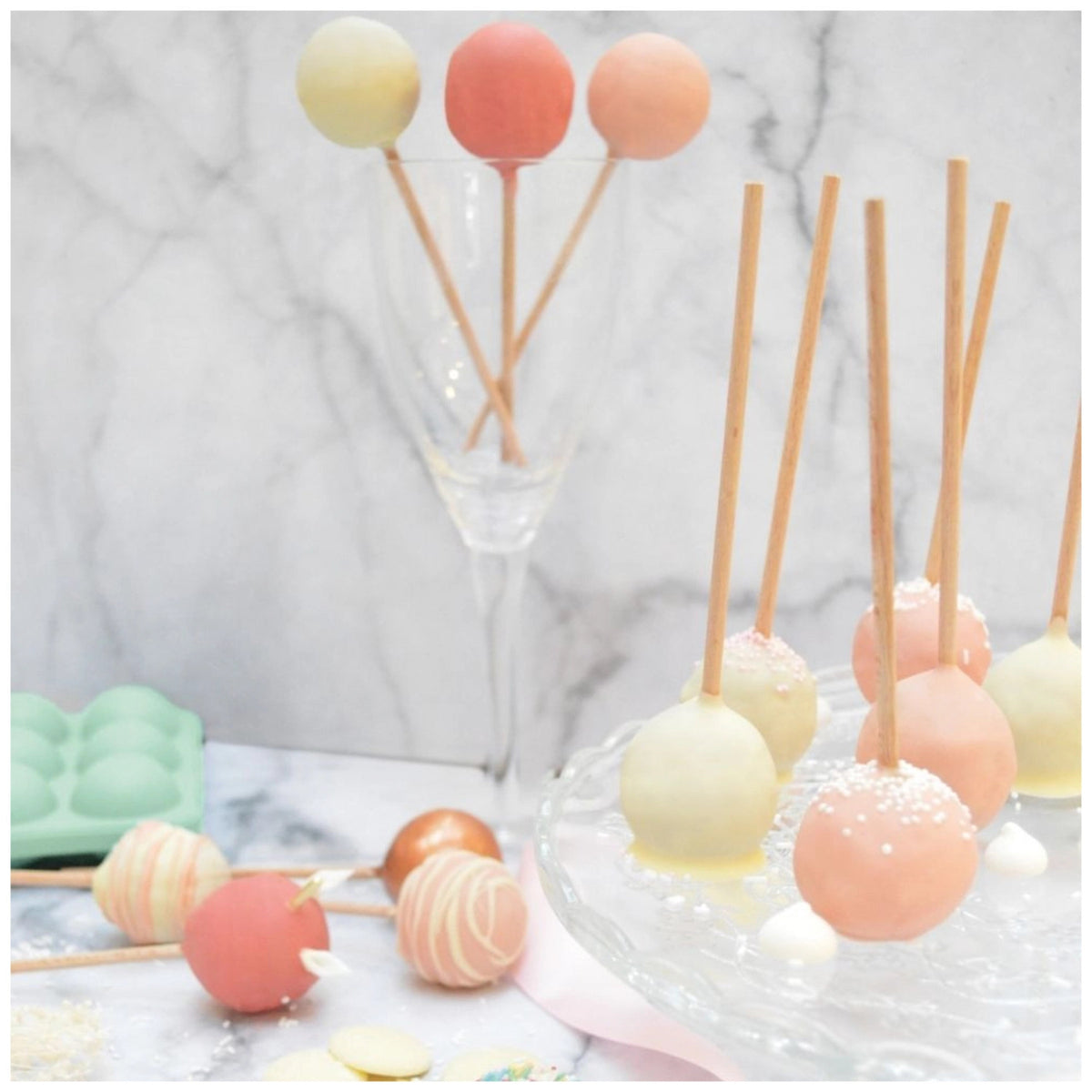 20 Sticks für Pop Cakes in Braun präsentiert im Onlineshop von KAQTU Design AG. Backutensilien ist von Scrap Cooking