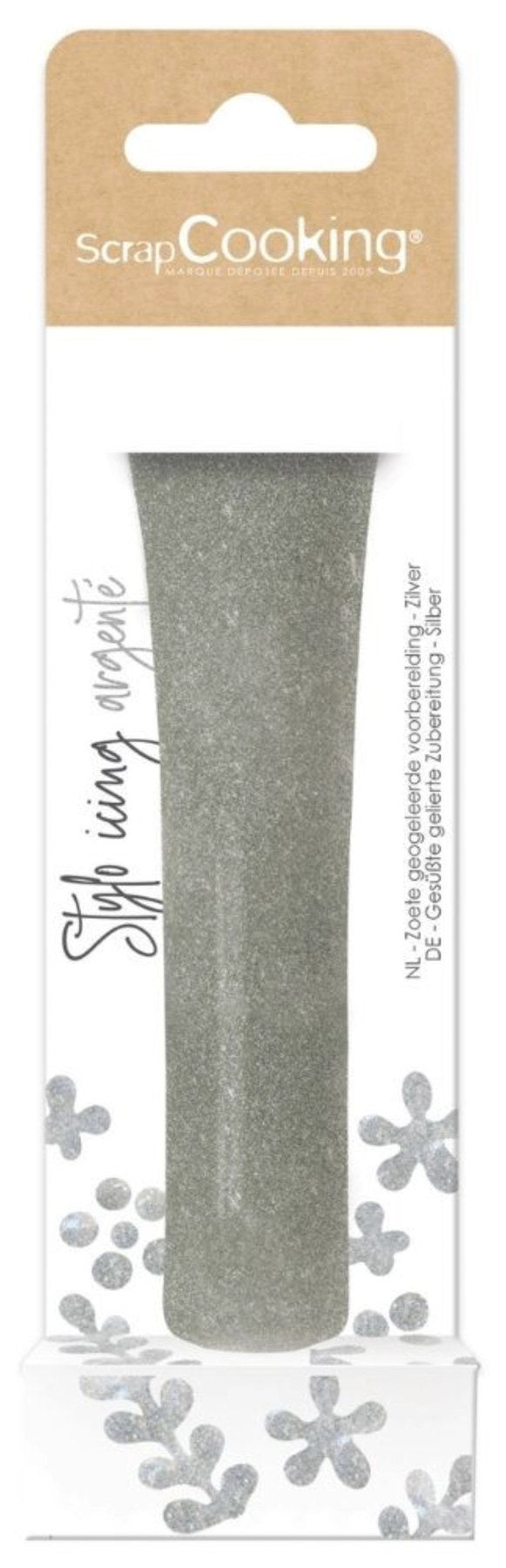 Icing Zuckergussstift silber, 26g in Silber präsentiert im Onlineshop von KAQTU Design AG. Zutaten ist von Scrap Cooking