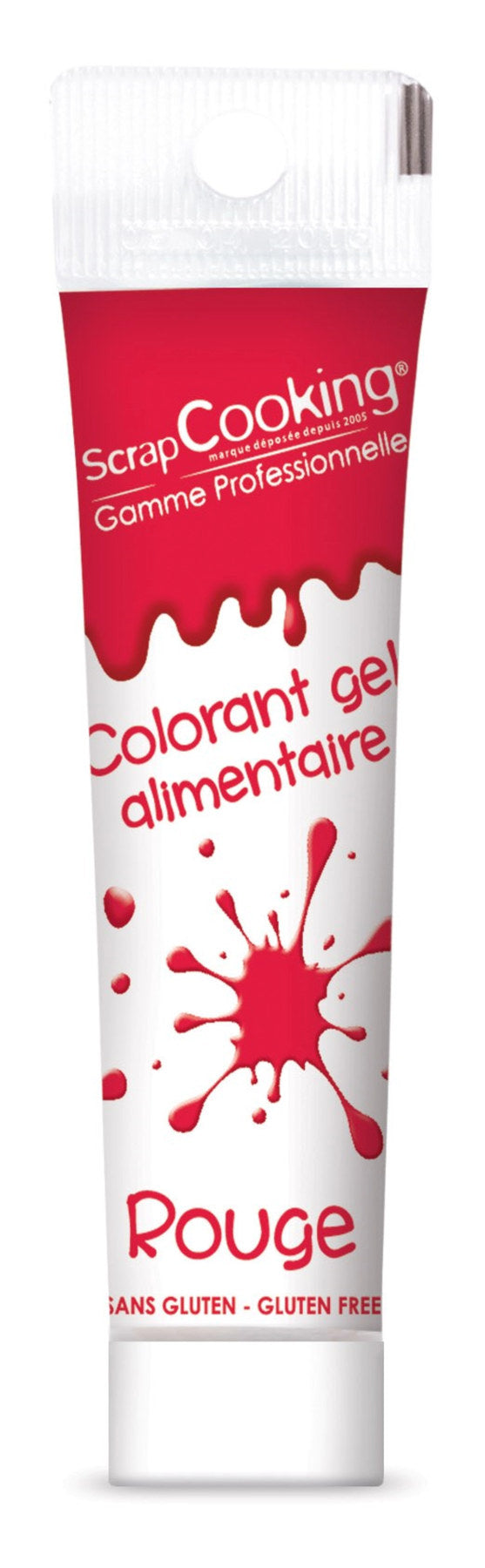 Lebensmittelfarbe Gel rot 20g in Rot präsentiert im Onlineshop von KAQTU Design AG. Zutaten ist von Scrap Cooking