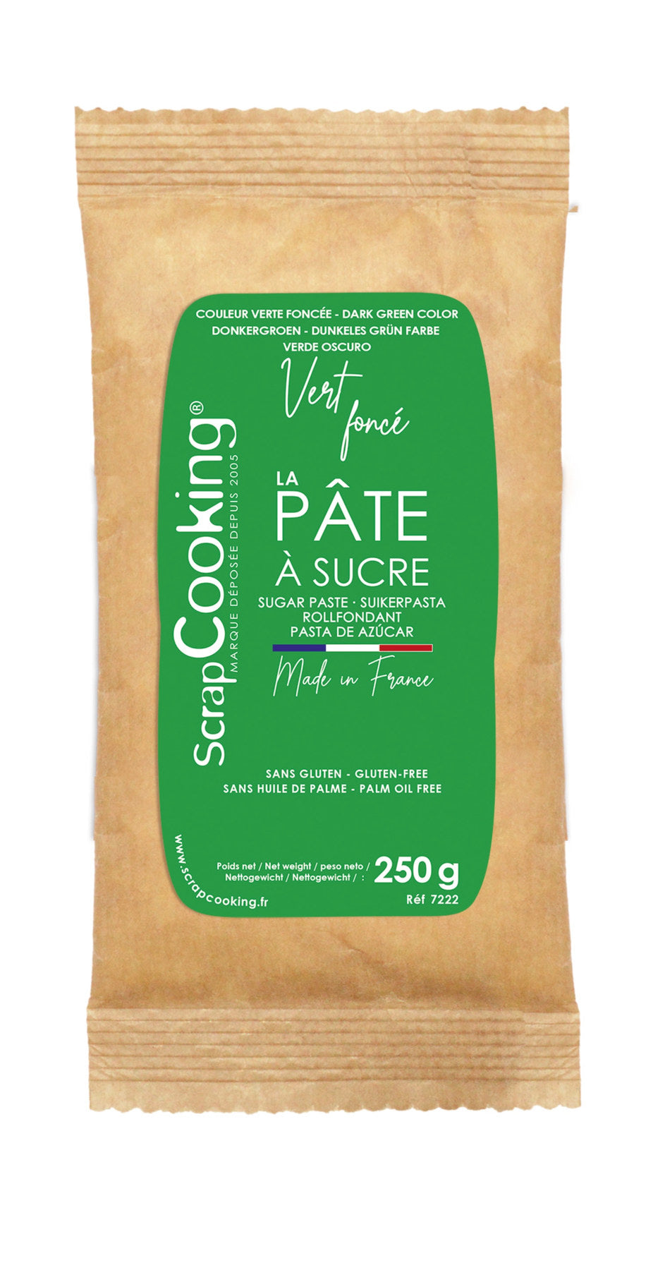 Zuckerpaste grün 250g in Grün präsentiert im Onlineshop von KAQTU Design AG. Zutaten ist von Scrap Cooking