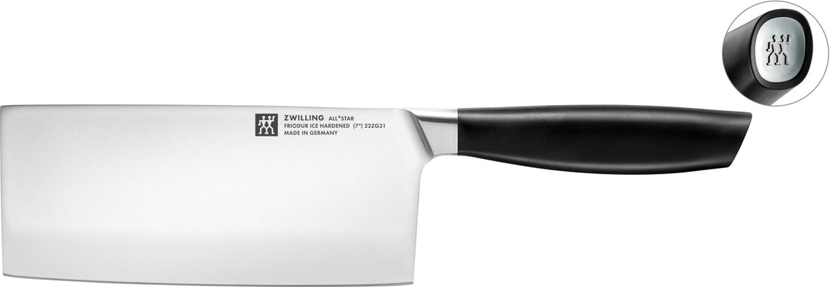 All Star Chin. Kochmesser 180 in Schwarz präsentiert im Onlineshop von KAQTU Design AG. Küchenmesser ist von Zwilling Kitchen