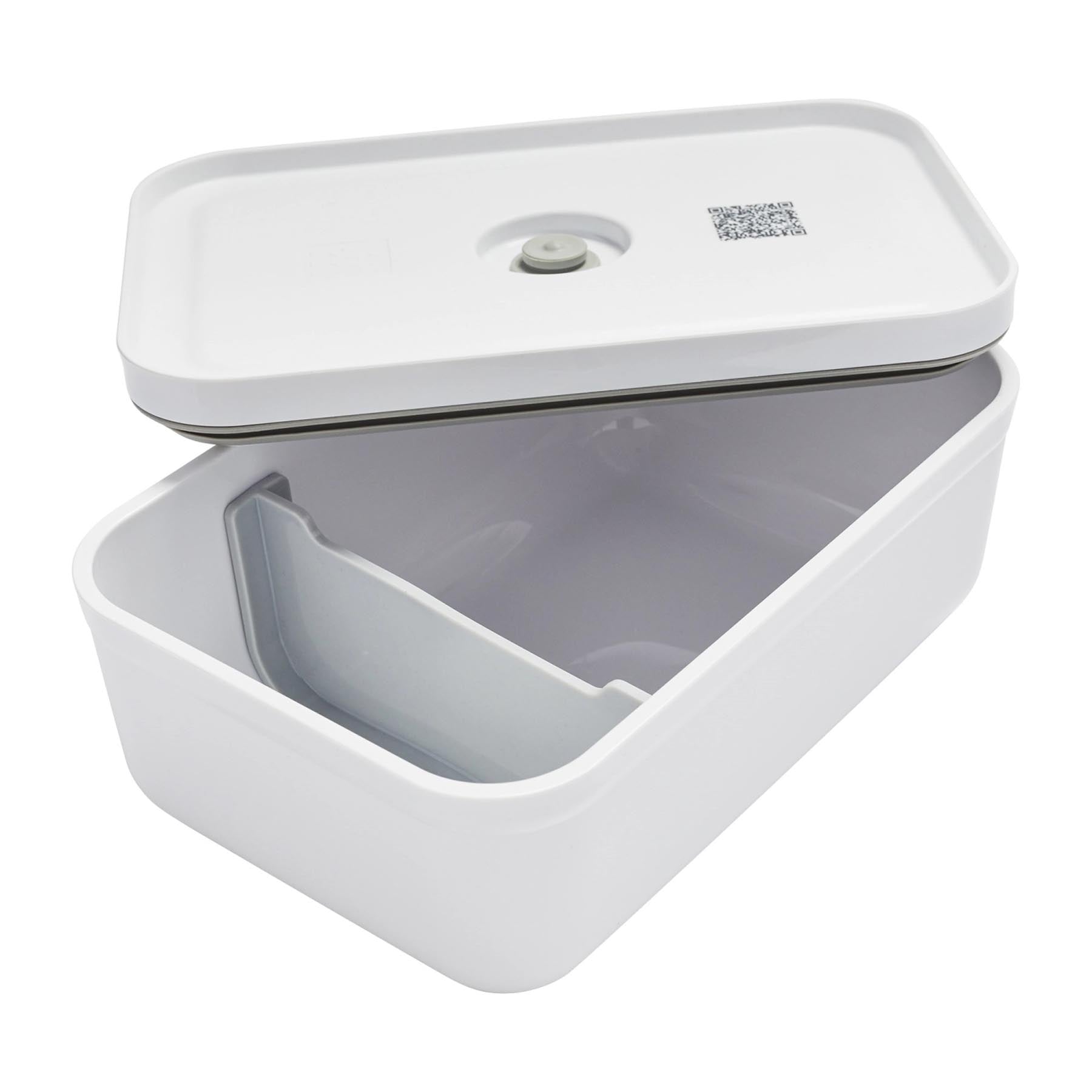 Vakuum Lunchbox, L, Kunststoff, 21.7x14.6x9.1cm - 1.6L in Weiss präsentiert im Onlineshop von KAQTU Design AG. Aufbewahrungsdose ist von Zwilling