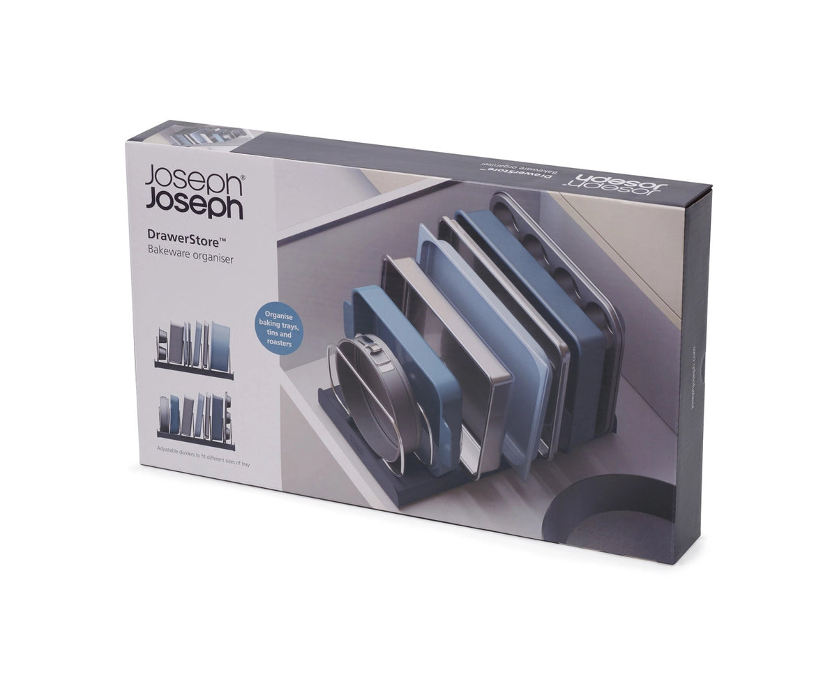 DrawerStore Backblech Organizer in Silber präsentiert im Onlineshop von KAQTU Design AG. Küchenhelfer ist von Joseph Joseph