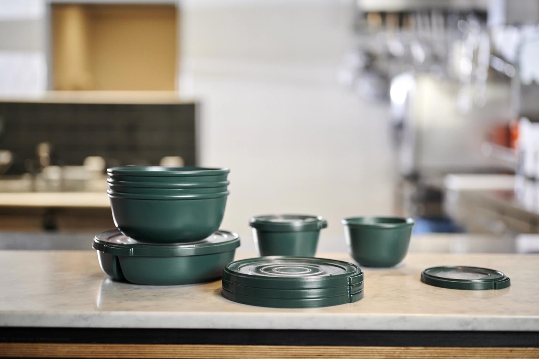 Elegante Mepal Pro Essschale in nordic pine, 500ml, aus strapazierfähigem PET, perfekt für ansprechendes Servieren und praktische Aufbewahrung.