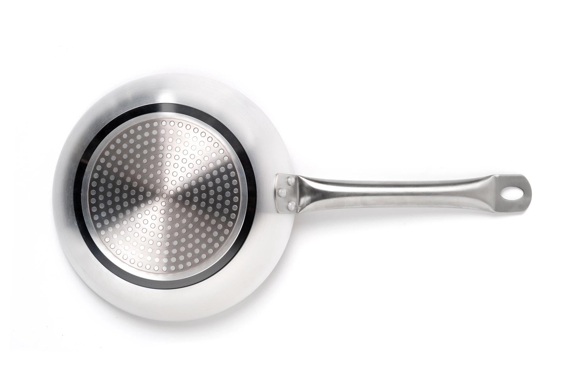 Elegante 20 cm Bratpfanne Teide von Comas, geeignet für Induktion, ideal für schmackhafte Gerichte und vielseitige Kochanwendungen.