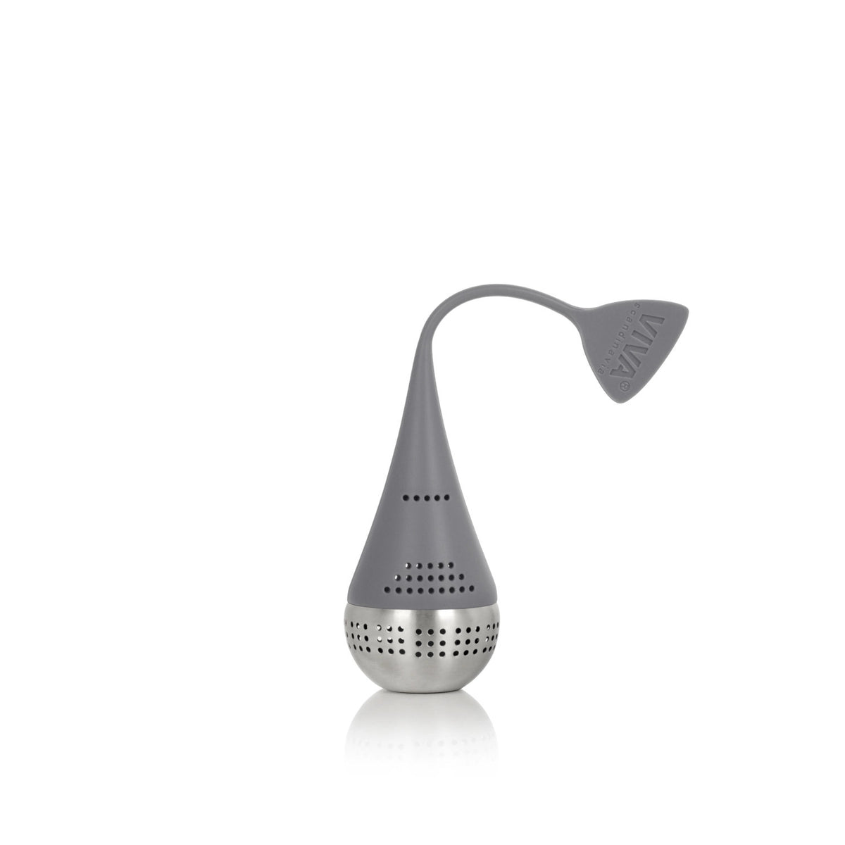 Infusion Teesieb Tee-Ei D4cm H16cm grau in Grau präsentiert im Onlineshop von KAQTU Design AG. Küchensieb ist von Viva