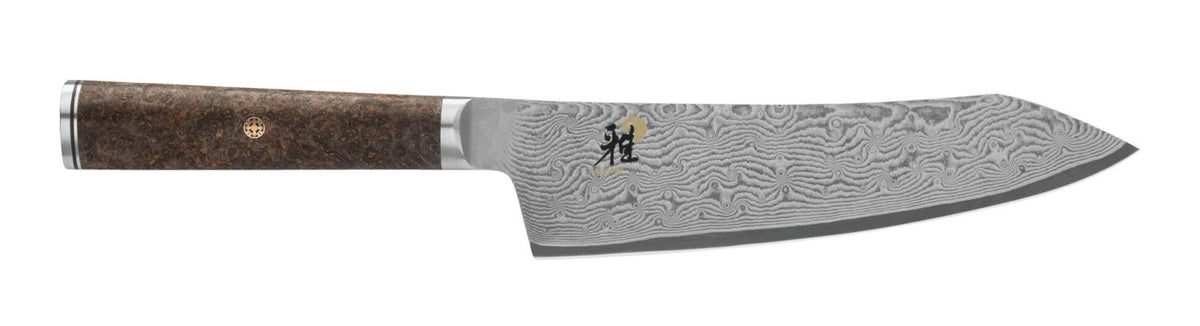 5000 MCD 67 Rocking Santoku 18cm in Braun präsentiert im Onlineshop von KAQTU Design AG. Damastmesser ist von Miyabi