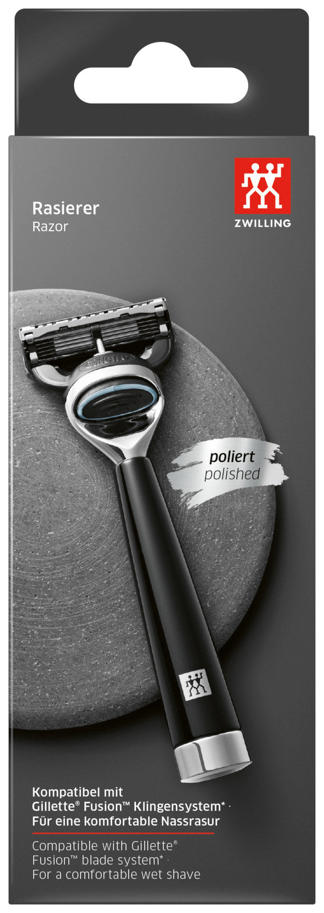 Classic Rasierer schwarz in Schwarz präsentiert im Onlineshop von KAQTU Design AG. Körperpflege ist von Zwilling Beauty