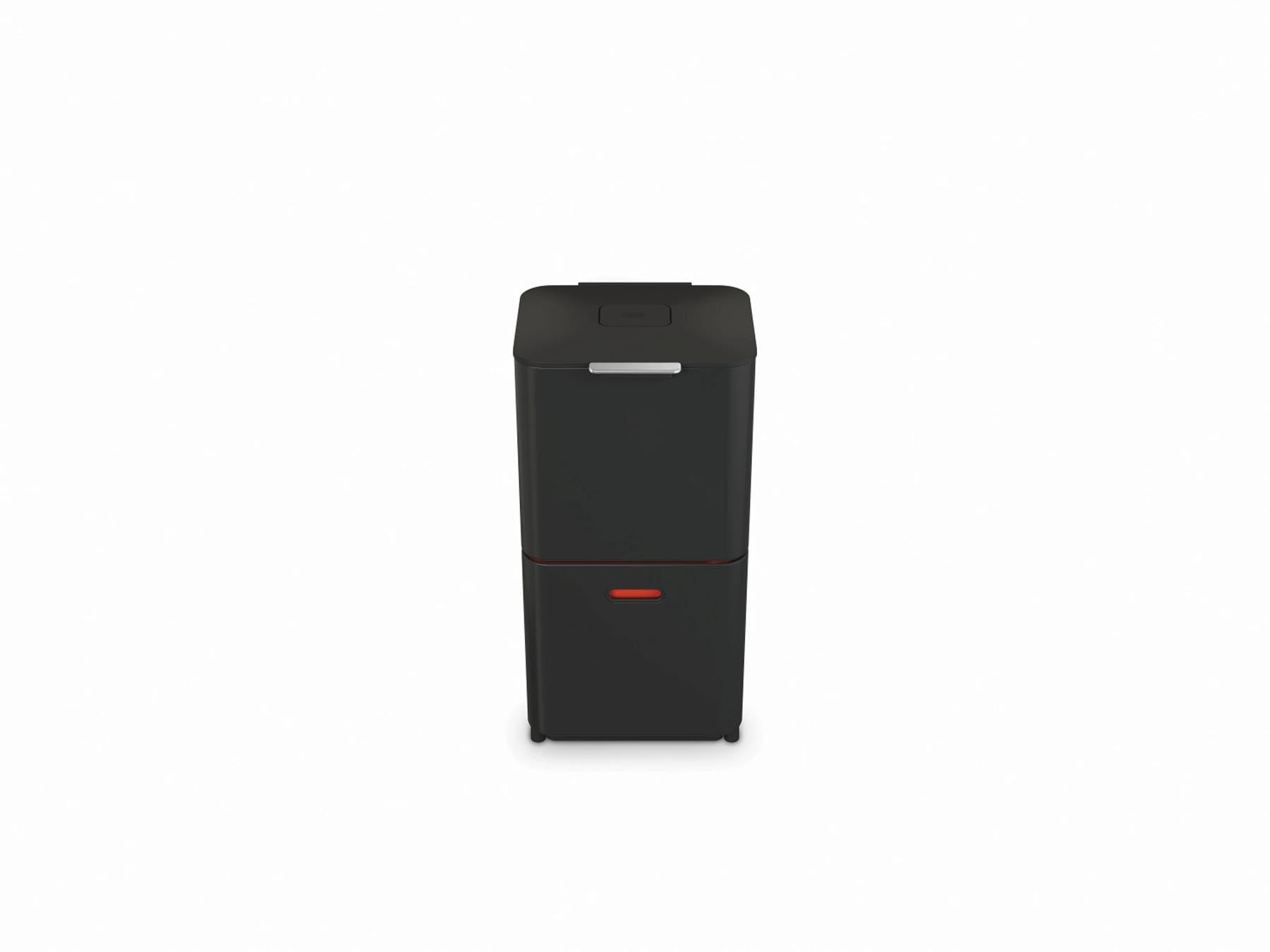 Totem Max 60L, carbon black in Schwarz präsentiert im Onlineshop von KAQTU Design AG. Aufbewahrungsbehälter ist von Joseph Joseph