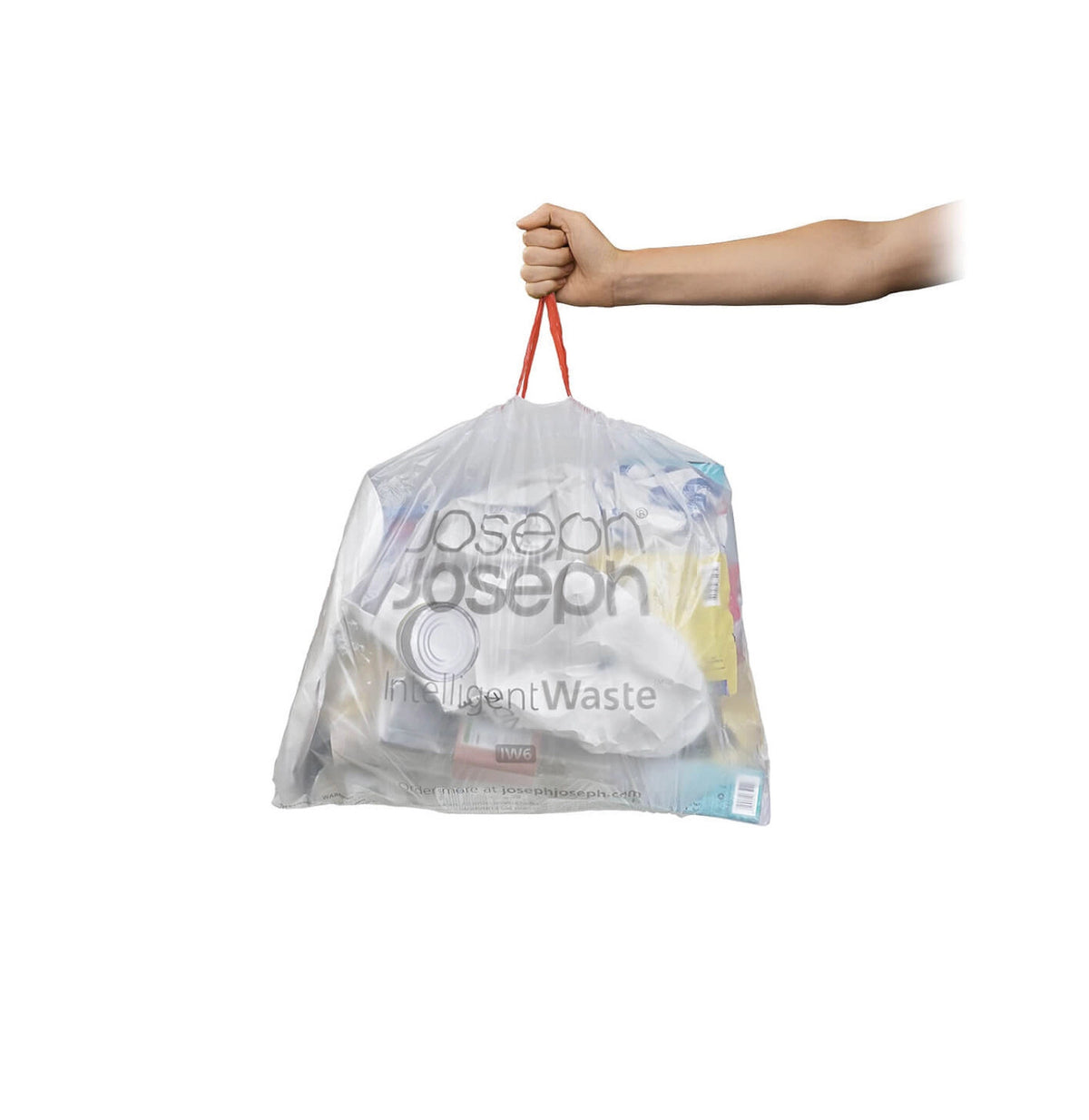 20er Pack IW6 Abfallbeutel extra stark 30l in Weiss präsentiert im Onlineshop von KAQTU Design AG. Müllsack ist von Joseph Joseph