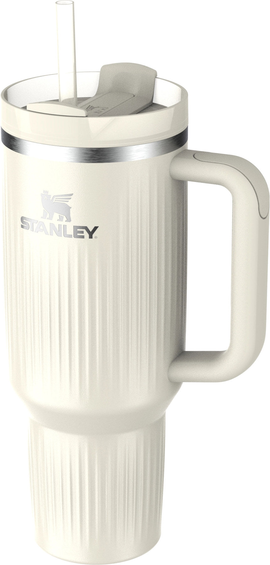 Quencher Fluted 1.18l cream gloss in Beige präsentiert im Onlineshop von KAQTU Design AG. Thermosflasche ist von Stanley