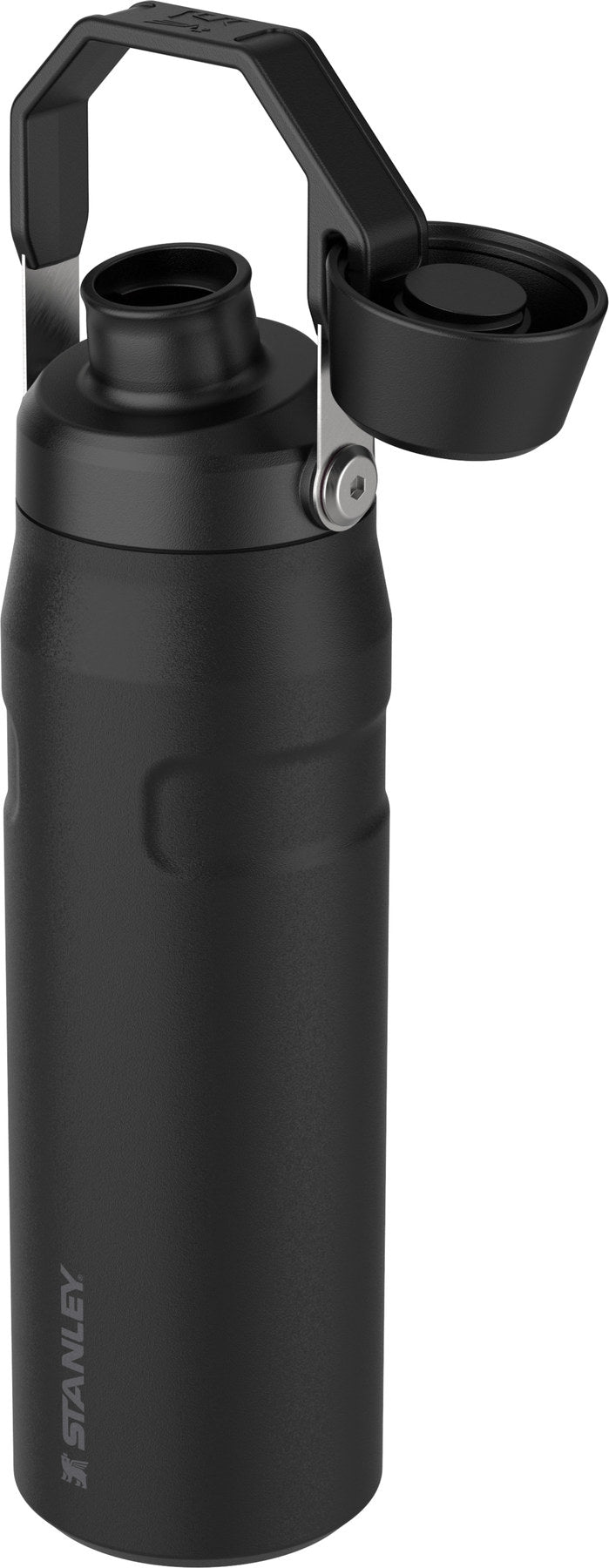 IceFlow Fast Flow Flasche 0.7l black 2.0 in Schwarz präsentiert im Onlineshop von KAQTU Design AG. Thermosflasche ist von Stanley