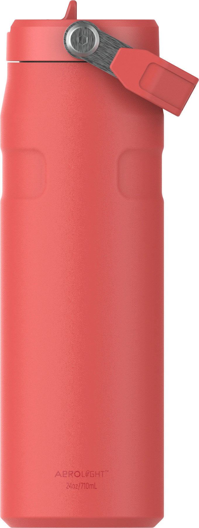 IceFlow Flip Straw Flasche 0.7l hot coral in Rot präsentiert im Onlineshop von KAQTU Design AG. Thermosflasche ist von Stanley