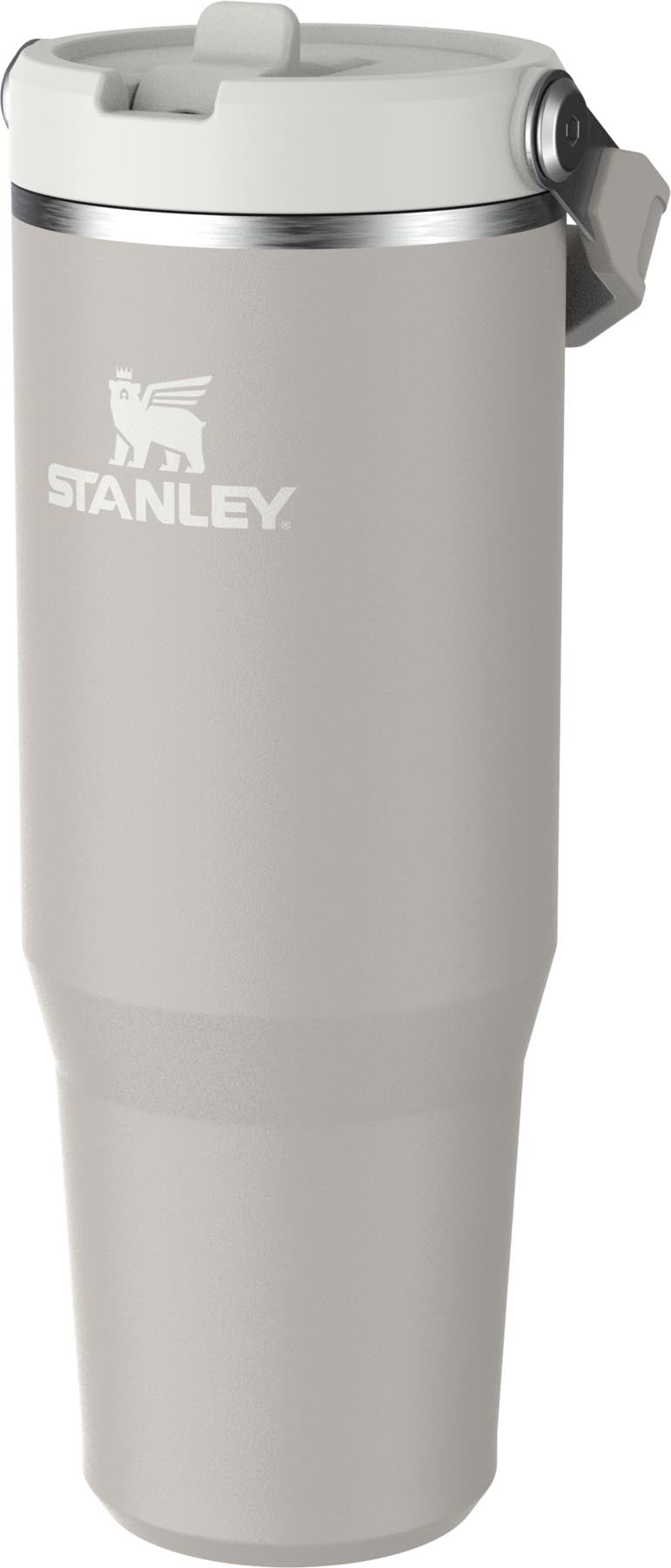 Stylischer Stanley IceFlow Flip Straw Becher in elegantem Grau (0.89l) – ideal für kalte Getränke und unterwegs.