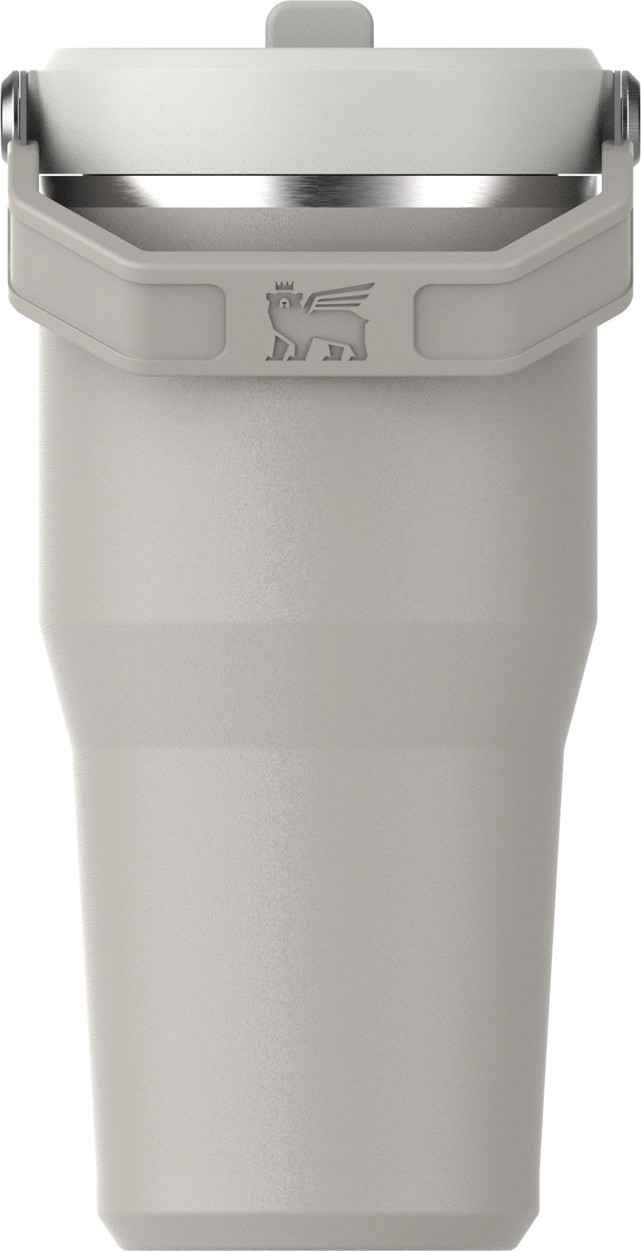 IceFlow Flip Straw Becher 0.6l ash in Grau präsentiert im Onlineshop von KAQTU Design AG. Thermosflasche ist von Stanley