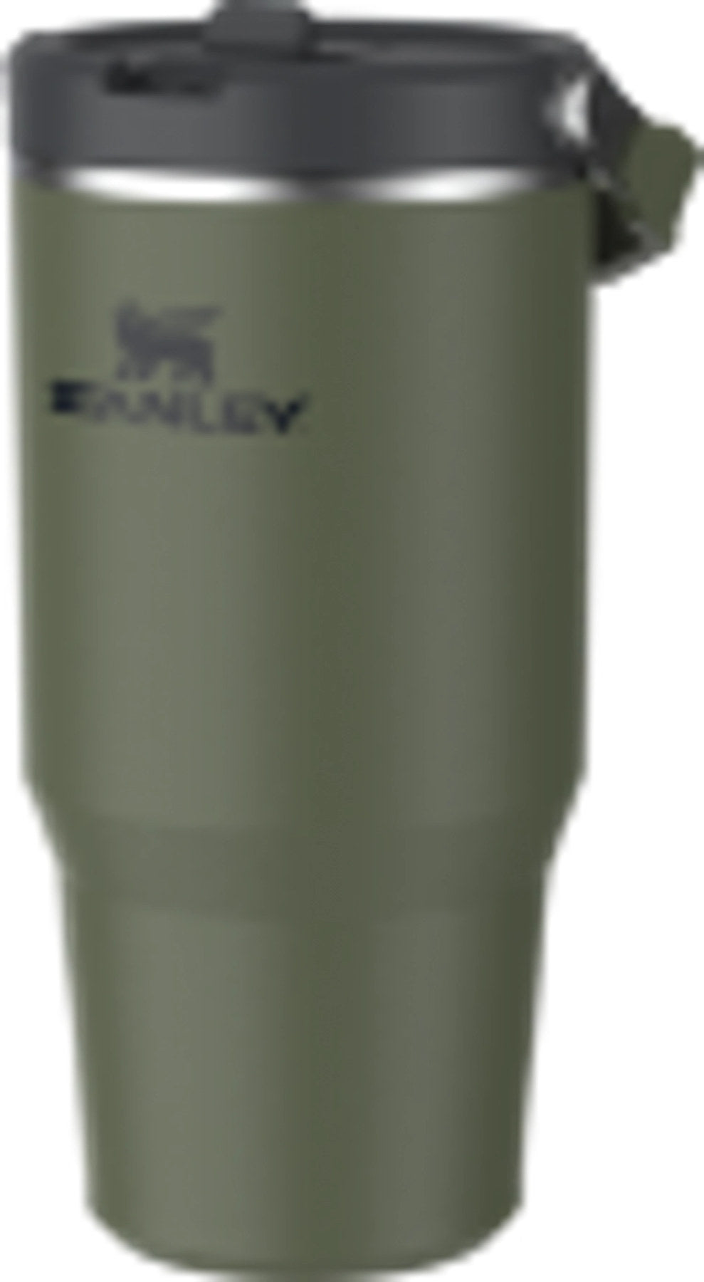 IceFlow Flip Straw Becher 0.6l dried pine in Grün präsentiert im Onlineshop von KAQTU Design AG. Thermosflasche ist von Stanley