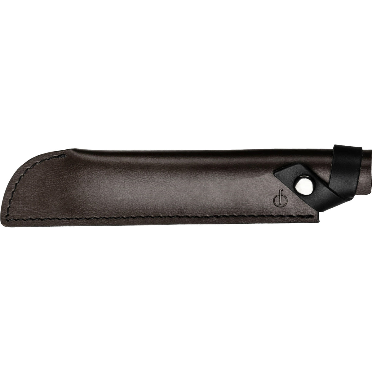 Lederetui Brotmesser in Gelb präsentiert im Onlineshop von KAQTU Design AG. Küchenmesser ist von Forged